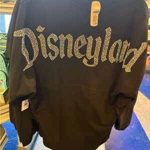 Disney Black Spirit Jersey with Rhinestones